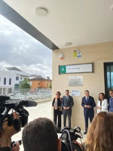 Comunicador independiente en la inauguración del CEIP Javier Imbroda