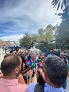 Declaraciones del Ministro de Interior, recogidas por periodista freelance en Andalucía